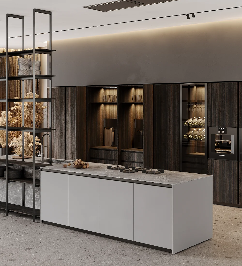 KITWOOD bespoke kitchen — finished installation in a Lebanese residential project